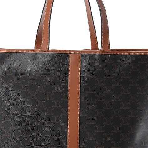 celine triomphe tote bag|celine triomphe bag preloved.